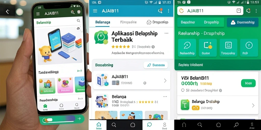 Antarmuka menarik AJAIB11 untuk dropship dengan fitur lengkap.