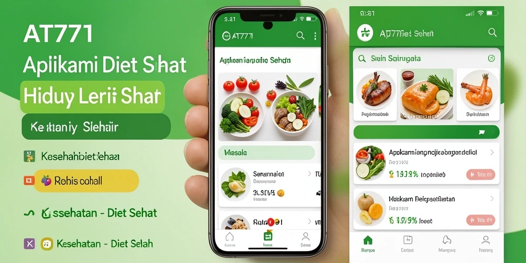 Antarmuka AT777 yang menawan dan fungsional untuk Diet Sehat.
