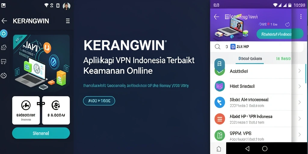 Tampilan antarmuka KERANGWIN yang sederhana dan mudah digunakan.