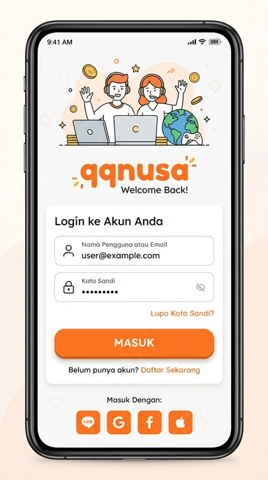 Panduan Masuk Akun qqnusa untuk Pengguna Android